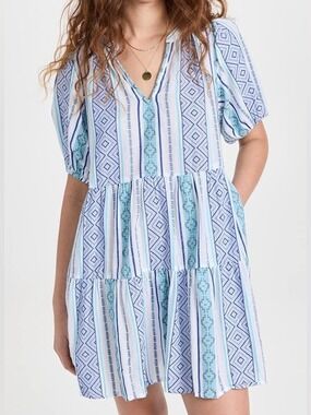 NWT Velvet Womens Monique Jacquard Dress Size Medium